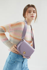 ISLE MINI ショルダーレザーバッグ / Purple Lilac