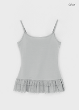 [MADE] Cloning Layered Lace Sleeveless Top