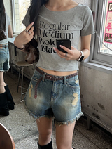 [S/S] レギュラープリンティングハーフTシャツ(3color)