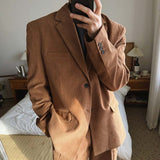 ASCLO メル コーデュロイ ルーズフィットジャケット (4color)