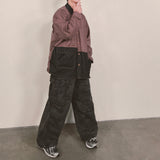 switch panel check shirt_black