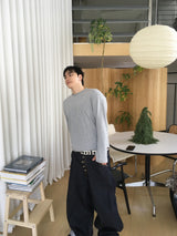 No.1536 napping crop FH T (3color)