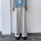 Mist Silver Pleated Pants