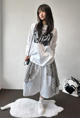 Tata Check Layered Over Long Bermuda 3Color