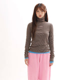 WS SOFT GROW TURTLE TEE_BROWN