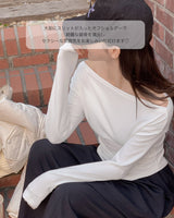 【MADE】オフショルダーTシャツ