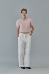  Chino pintuck pants_white