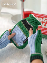 Autumn and winter hot water bottle gloves niche practical gifts