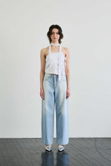 ELFIN SCARF TOP / WHITE
