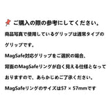 [MADE] ブルーパッチ エポキシ MagSafe対応 スマホグリップ