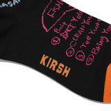 フィッシンググラフィックソックス [BLACK]