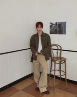 Nero Panel Cotton Wide Pants