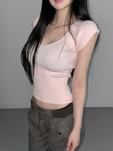  village v-neck top(2 color)