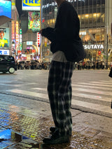 リウコンビネーションオーバーフィットスウェットシャツ