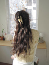 サリーヘアピン (ベージュ)