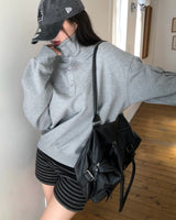 [ORIGINAL] Shara Double Pocket Leather Tote Bag