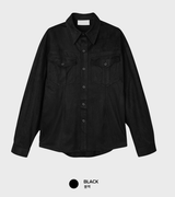 Age Western Pocket Suede Long Sleeve Shirt