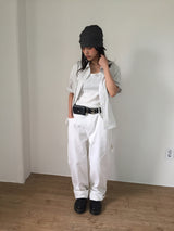 YWD STUDDED WALLET BELT (1color)