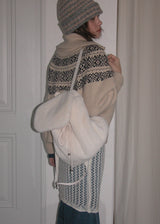Soft Fur Backpack_Ivory