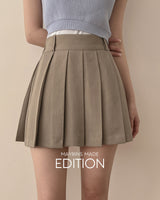 [MADE] Duell pleats mini skirt