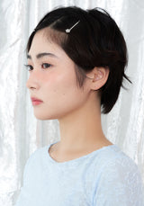 [2SET] ペティフラワーヘアピン - シルバー