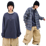 Basic Double Layered Long Sleeve Tee