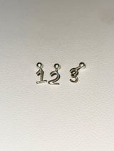 [Silver ver.] Number doodle piercing