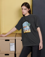 【MADE】サンシャインゴーストプリントTシャツ [BLACK]