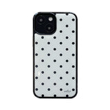 dot epoxy bumper case(white)