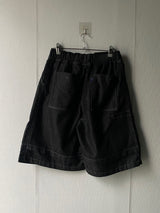 Layered Stitched Bermuda Pants