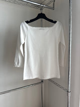 レースオフショルダーTシャツ(3 colors)