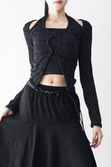 Raqueen Halter Team Knit T-Shirt
