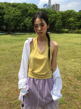 ローズ エンブレム ホルターネック スリーブレス(8color)