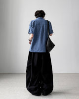 Linen Balloon Cargo Pants