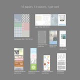oab clear pack / scrap sticker set