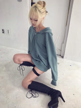 ソフトミントジップフーディー