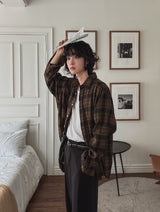 Elubin Over Check Shirt