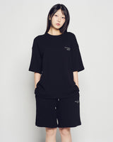 26SSベーシック ロゴ ワッフル ショートスリーブ Tシャツ