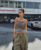 Move Leopard Crop Sleeveless