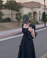Wayne Shirring Long Dress