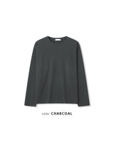 Sheer Raw-Edge Waffle Long Sleeve