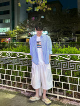 SIO two tuck bermuda sweat pants