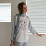 Cozy Mellow Raglan Top_Blue