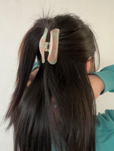 ピーチミントヘアクリップ