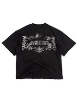 KMC_ACHLYS ARCHIVE | マーティブラックウォッシュドTシャツ