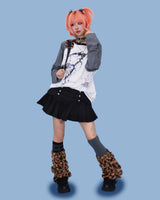 グランジ ストライプド ボックス Tシャツ