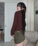 Hamil strap cargo skirt pants