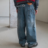 Denim work pants / Light blue
