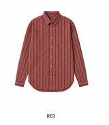 Senel Striped Over Fit Long Sleeve Shirt