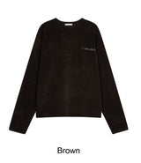 ルカンベルベットチェックポケットTシャツ